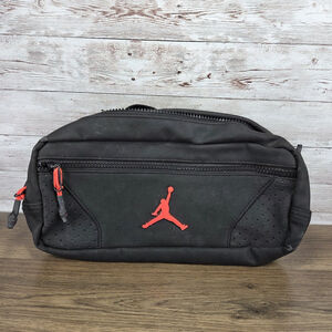 Jordan Flight Black Infrared Crossbody Bag Fanny Pack Adjustable